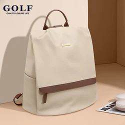 GOLF Adult Women's Backpack Commuting Casual Female Bag Large Capacity 2024 New Fashion Backpacks for Women Oxford Waterproof