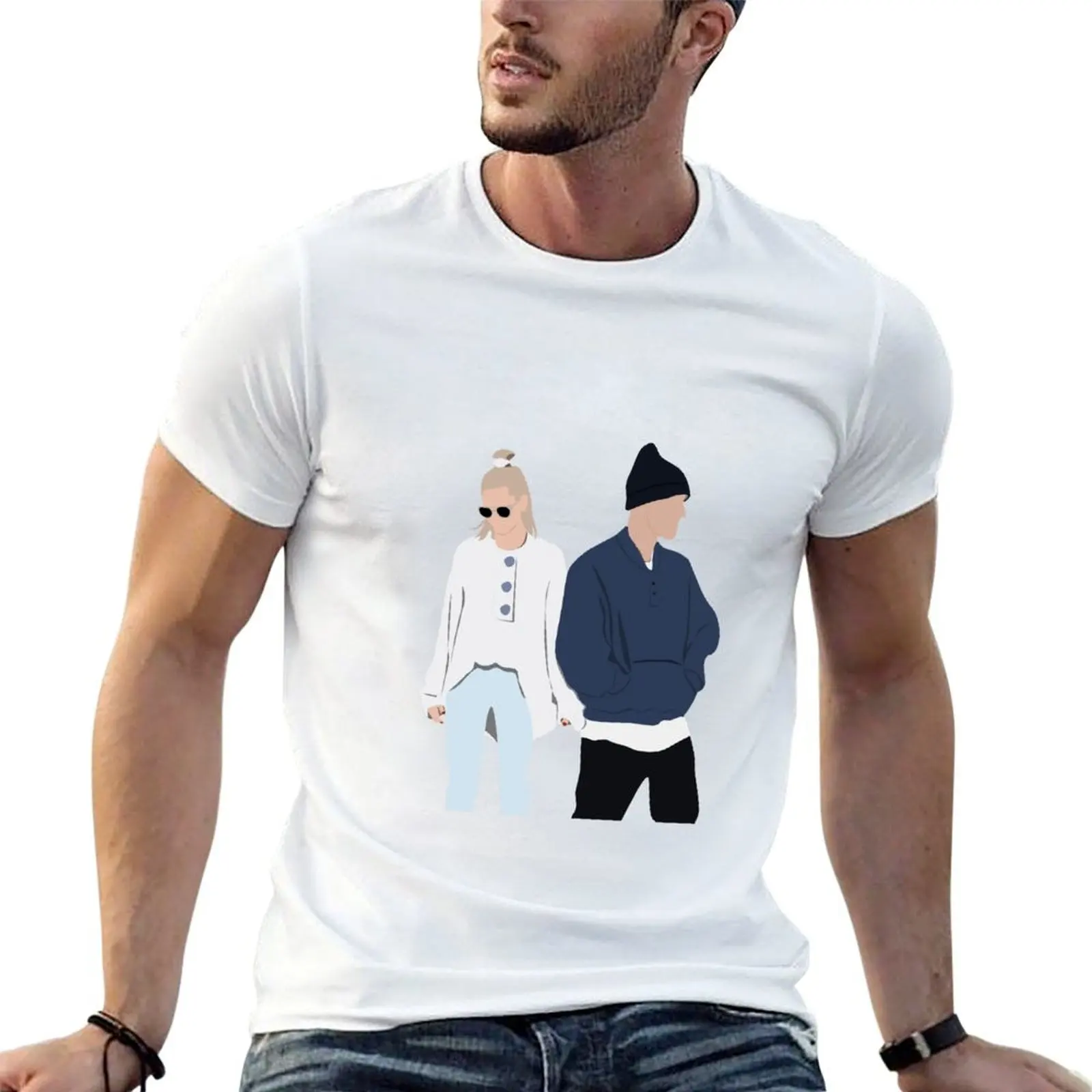 Justin x Hailey T-Shirt UV Sun Protection Tee Shirt