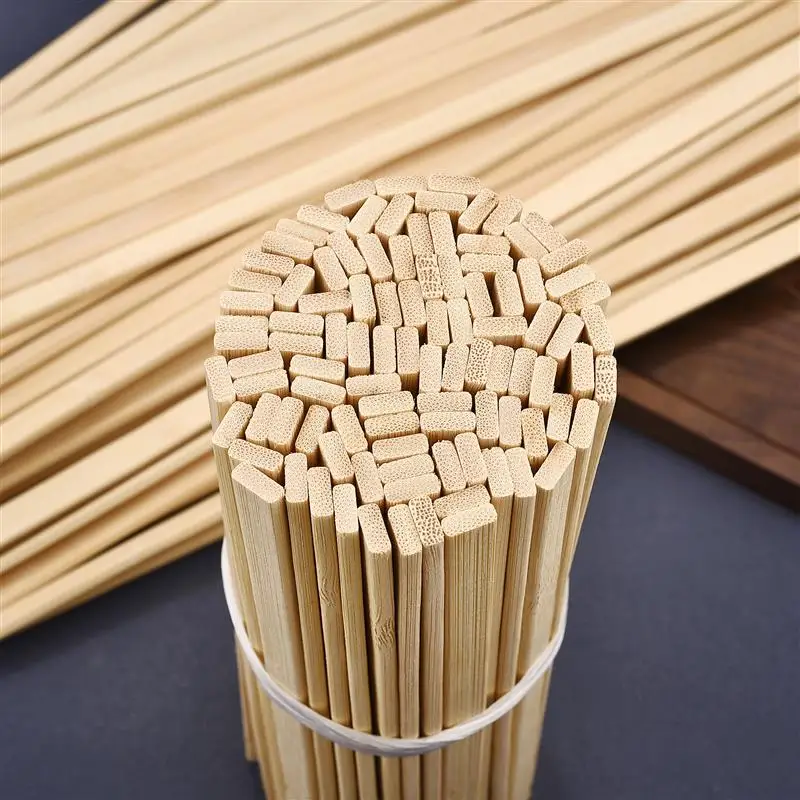 Flat Bamboo Slice 5-50CM For Crafts And Model Making Furniture Materials DIY Durable Dowel Building Model Woodworking Tool