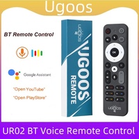 UGOOS UR02 BT Remote Control Voice Control Replacement for Ugoos TOX1 TOX3 TOX4 AM8 PRO AM6B PLUS X4 X4Q Cube Pro Extra TV Box