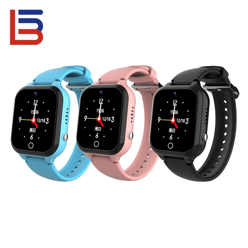 Reloj inteligente C80 para niños tarjeta SIM 4G llamada vídeo pulsera inteligente Chat de voz cámara Monitor teléfono reloj para niños reloj inteligente