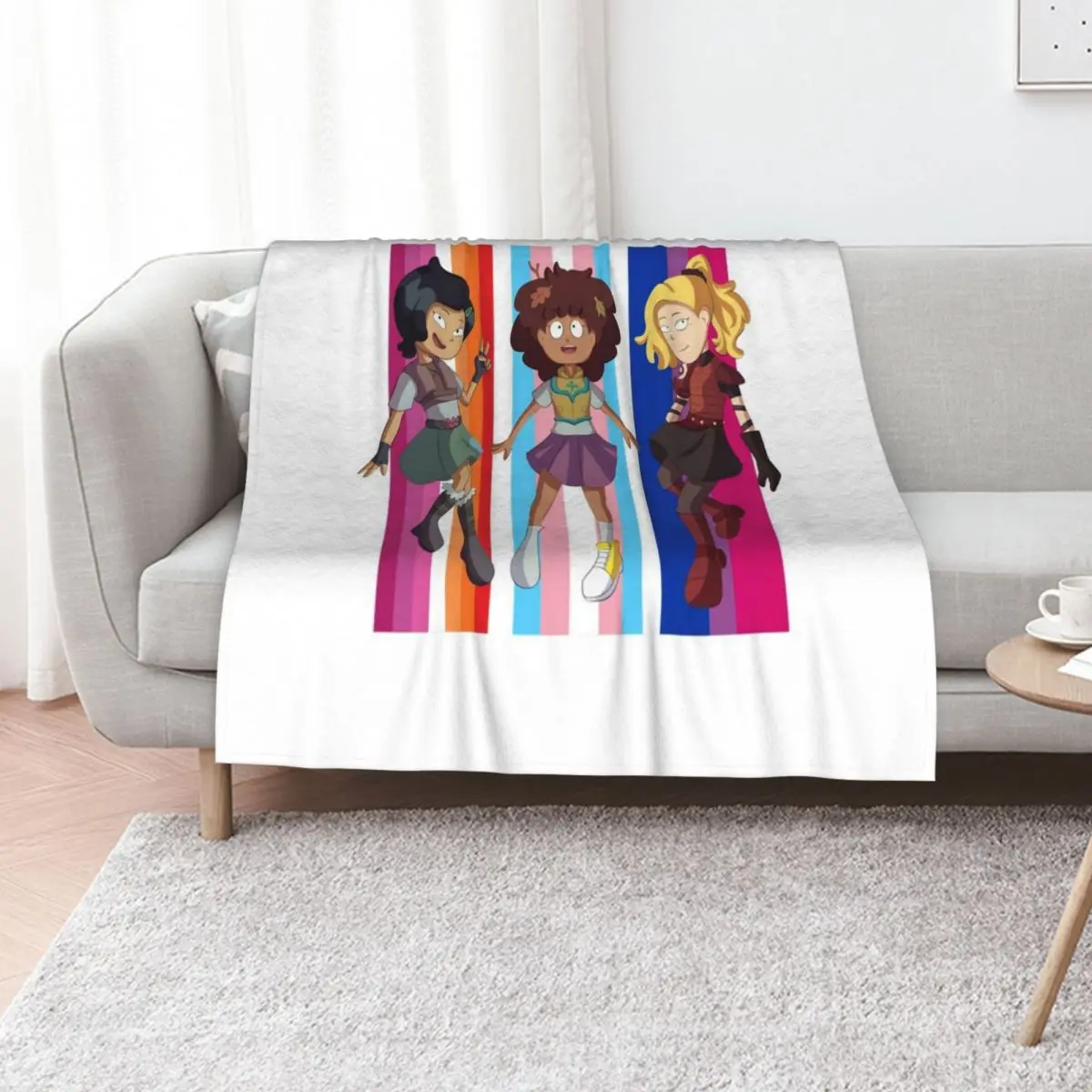 Sashannarcy LGBT Pride Throw Blanket bed plaid Luxury Vintage Bed covers Plush Soft Plaid Blankets