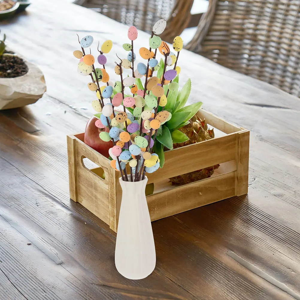 

5Pcs Artificial Easter Egg Branches Decorative Twigs for Vase Filling Party Supplies Spring Bouquets Artificial Easter Twigs