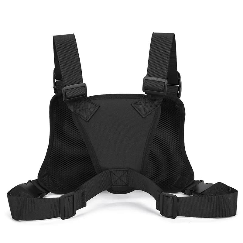 Taktische Outdoor-Brusttasche Unisex Lauf- und Fahrradtasche EDC-Weste Workout-Sport-Brustpackung für Männer – Detail 12