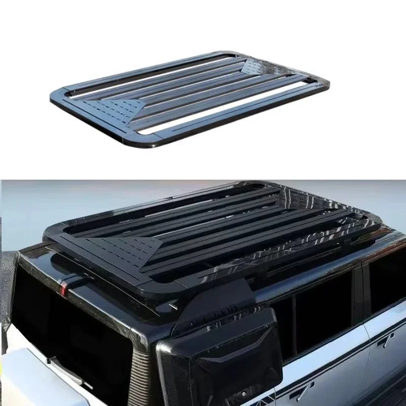 

J6 Aluminum Luggage Platform Tool Side Box Climbing Ladder Top Frame, Suitable for Icar 03 Chery Parts for Jetour Body Kit