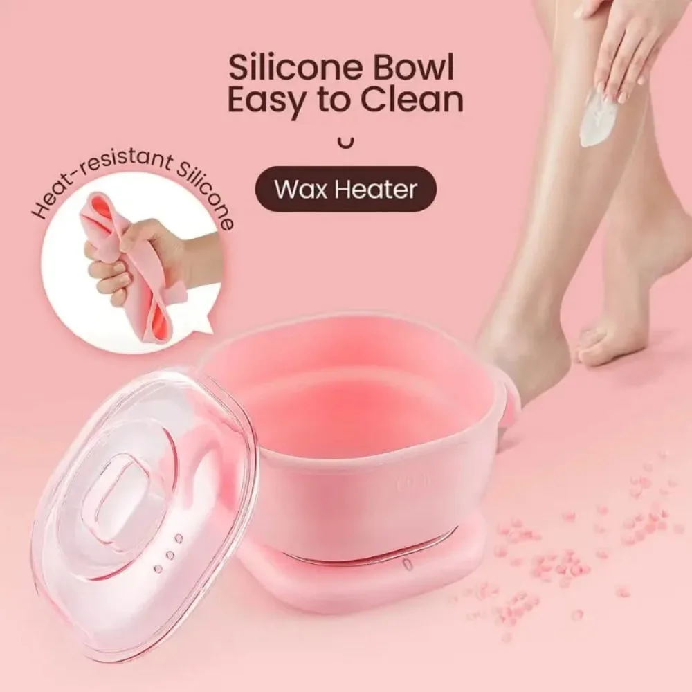 

400ML Wax Heater Machine Silicone Hair Removal Waxing Beans Melt Machine Depilation Wax Heating Melting Pot Body SPA Depilator