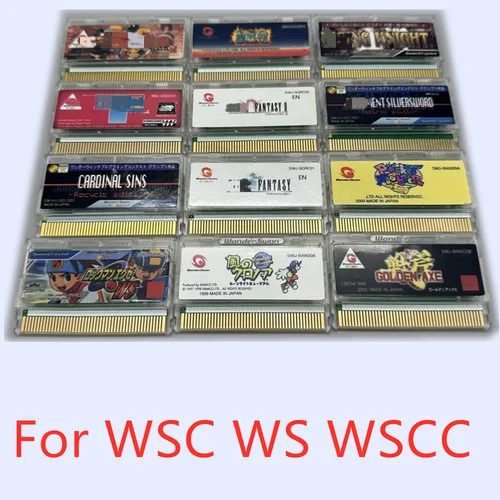 Cartucho de tinta para juego de cartas WSC WS WSCC para BANDAI Wonder Swan Color WSC WS WSCC