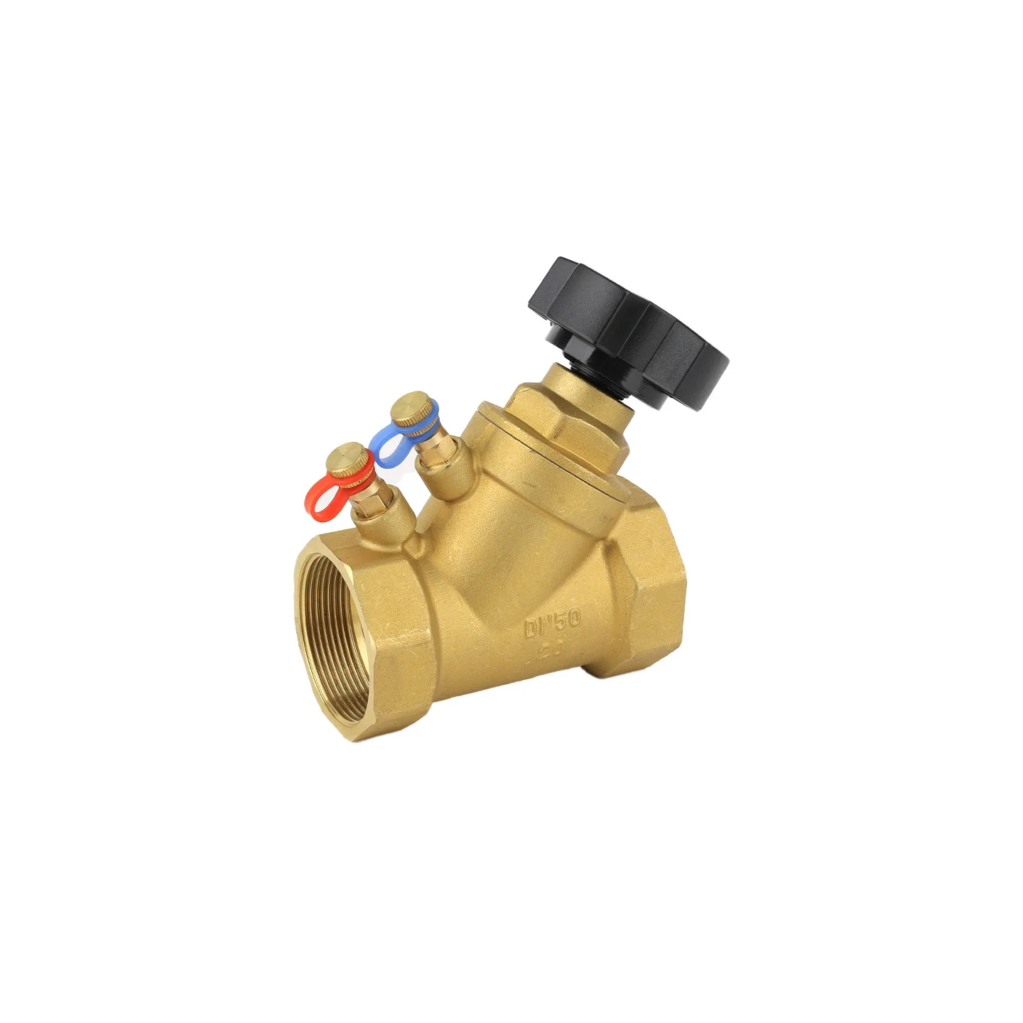 

Static Balance Valve Brass Threaded Screw Flow Control Valve