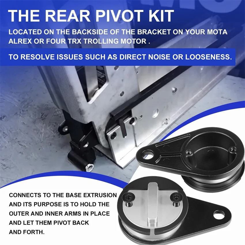 ANX 2281932 2287300 2283411 für Minn Kota Ultrex/Fortrex Trolling-Motoren Hinteres Drehgelenk-Kit Beseitigt Lärm- und Halteprobleme – Detail 3