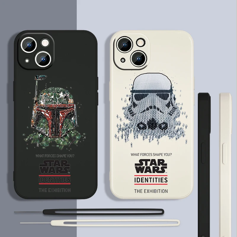 Star Wars Yoda Baby For Apple iPhone 13 12 Mini 11 Pro XS MAX XR X 8 7 6 Plus Liquid Rope Silicone Phone Case Coque Capa Cover