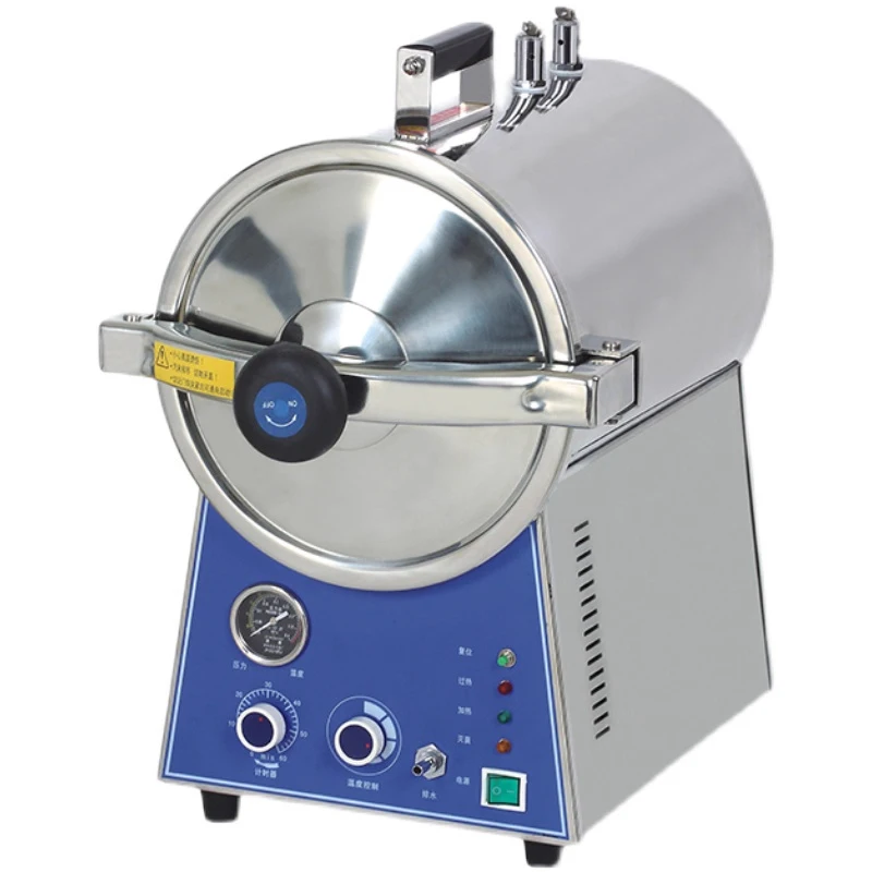 Sterilizzatore a vapore da 24 litri Sterilizzatore per autoclave sterilizzatore a vapore a pressione desktop interamente in acciaio inossidabile 1500W
