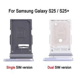 Samsung Galaxy S25 SM-S931 / S25 Plus SM-S936 휴대폰 SIM 카드 트레이 교체 예비 부품용 싱글 / 듀얼 SIM 카드 트레이