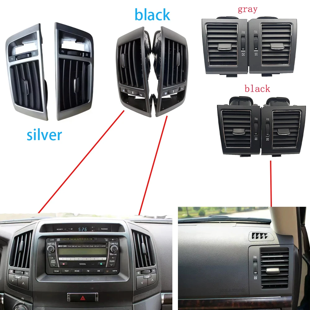 

For Toyota Land Cruiser 200 LC200 2008-2015 Car A/C Air Conditioner Air Vent Outlet Conditioning Grill