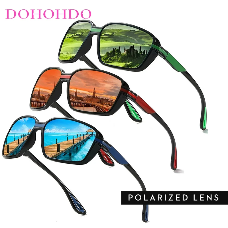 

New Fashion Polarized Anti-Glare Outdoor Sports Cycling Driving Fishing Goggles Men Luxury Designer Women Sunglasses UV400 Очки