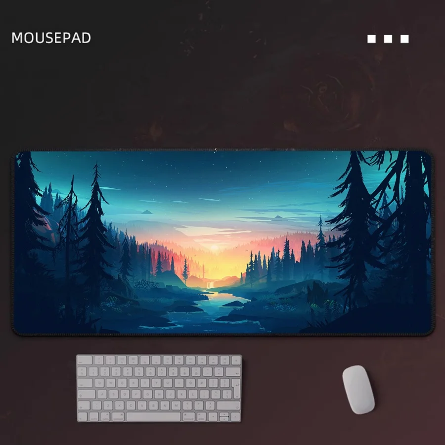 

Pc Game Mousepad Mountain Serenity Desktop Accessories Large Mouse Pad XXL Gamer Mouse Mat Office Table Carpet Gaming Mats