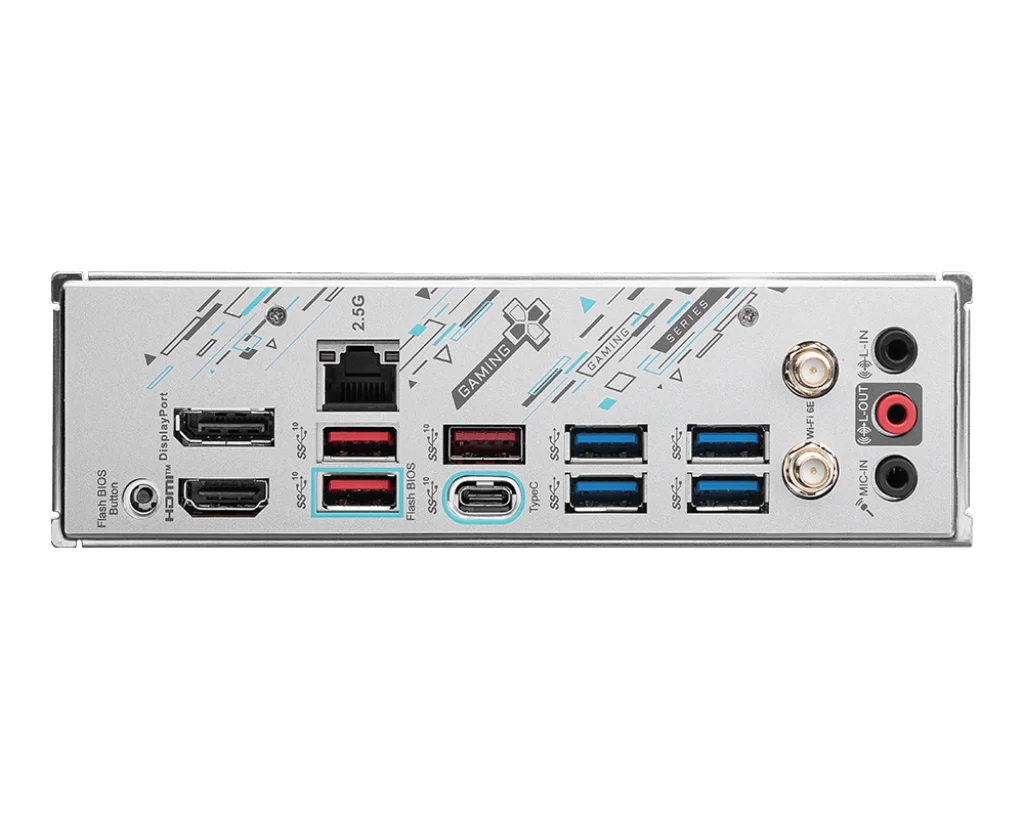 MSI B650M GAMING PLUS WIFI AMD B650 Supports DDR5 7200+MHz (OC) 192GB AMD Ryzen ™ 7000 8000 Series motherboard Socket AM5 view 5