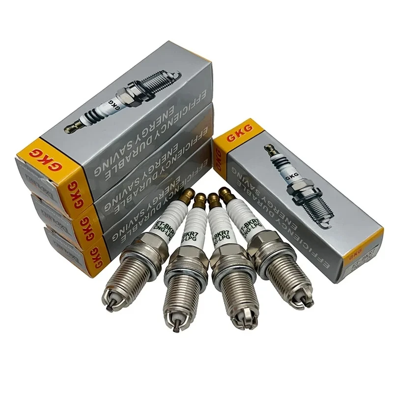 4pcs High Quality LPG CNG LNG Spark Plug ETA-BKR7-CNG FOR IK20TT VK20 BKR6EIX PFR7BD BKR7EIX BKR-GAS LPG1 IFR7F-4D BKUR6ET10