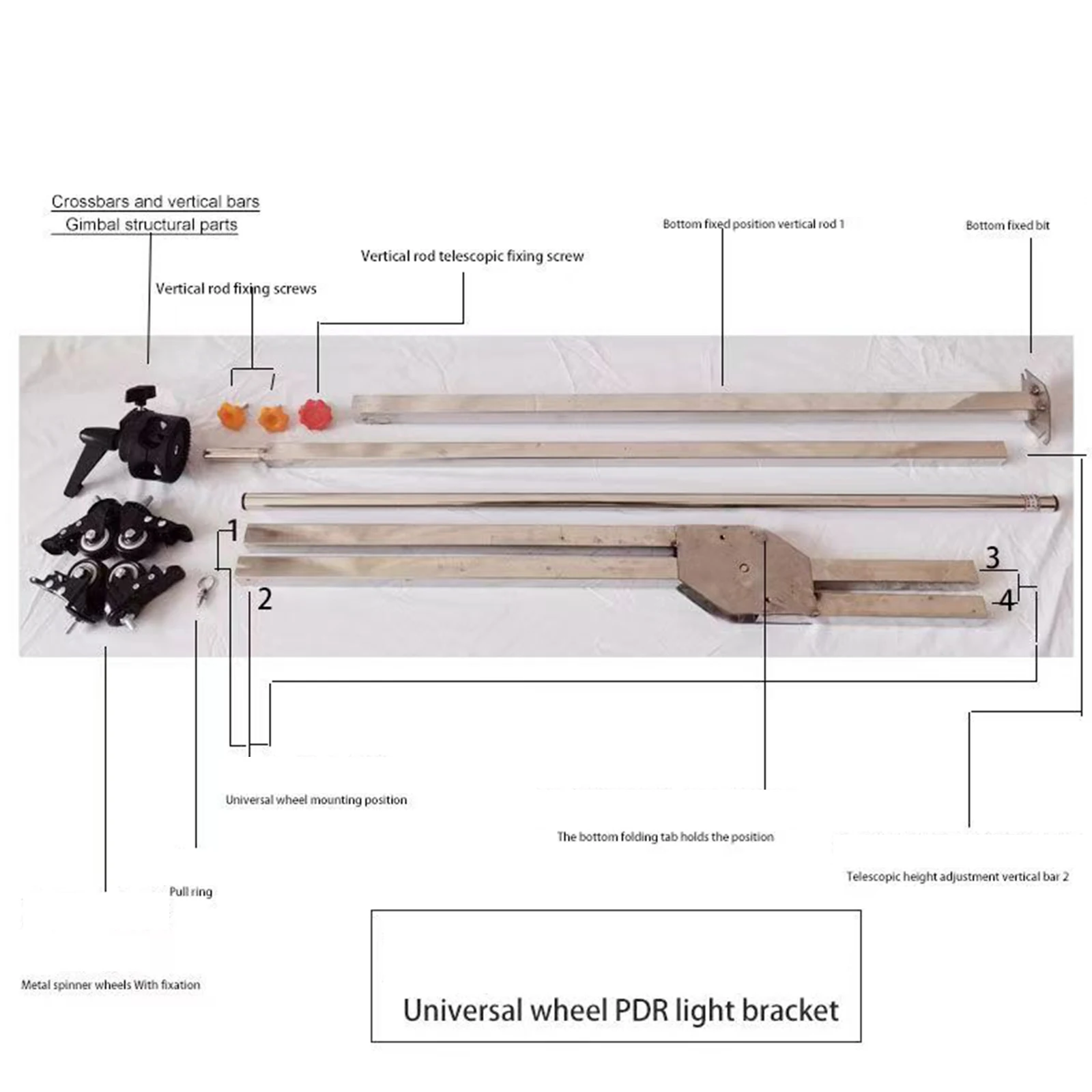 Automobile Body Dent Repair Lamp Floor Stand Leveling Lamp Depression Detection Light Stripe Flat Lamp Prism Lamp Concave And Co