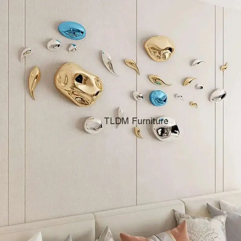 

Modern Stone Hanging Decorations Abstract Ornament Creative Background Wall Decoration Home Bedside Decoration Accessories A
