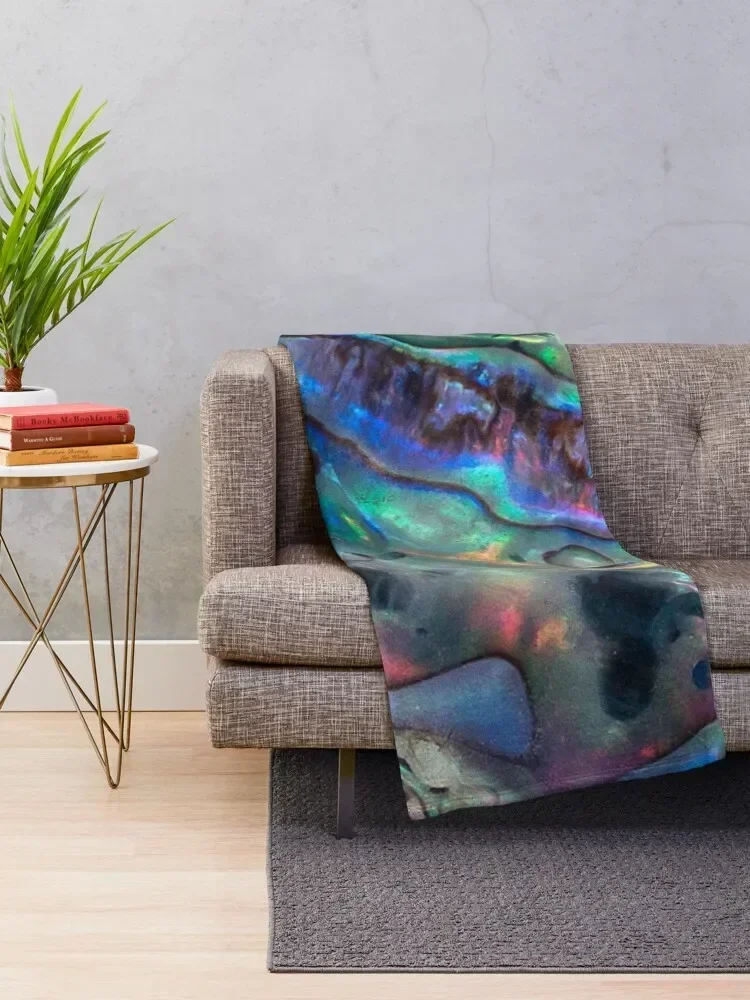 Paua Abalone Shell Throw Blanket