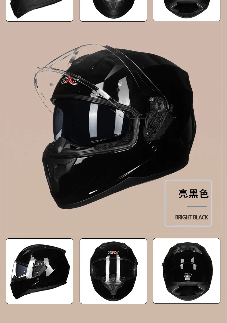 Быстрая доставка Полнолицевой гоночный шлем с двойным козырьком Модульный шлем для мужчин и женщин Casco Мотокросс Анфас Гоночный шлем в горошек