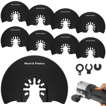 أدوات متعددة شفرات تتأرجح شفرة المنشار عالية الكربون الصلب متعددة الوظائف نصف دائرة مستقيم تجديد القاطع شفرة الخشب Cuttin