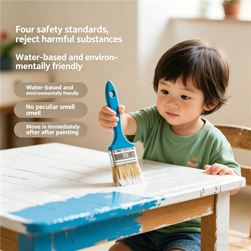 Water-Based Wood Paint Self-Brushing Paint Renovation And Decoration Furniture Paint Waterproof And Stain-Resistant Wall Paint