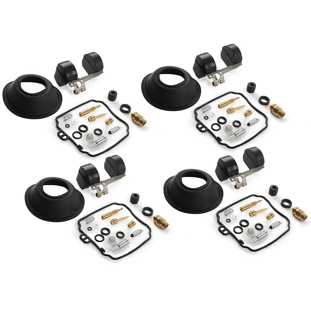 Motorcycle Carburetor Repair Kits 4 Sets For Yamaha XJ600 Seca II 600 XJ600S 1996 1997 1998