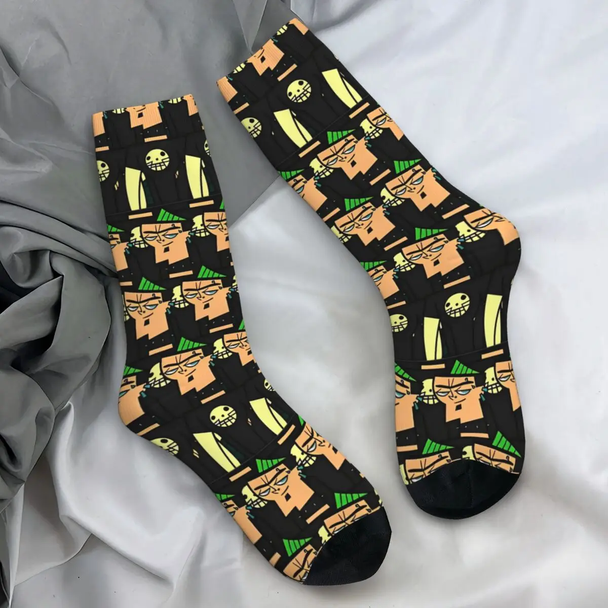 Total Drama- Duncan Socks Funny Stockings Winter Anti Sweat Adults Men Socks Warm Soft Custom Cycling Socks