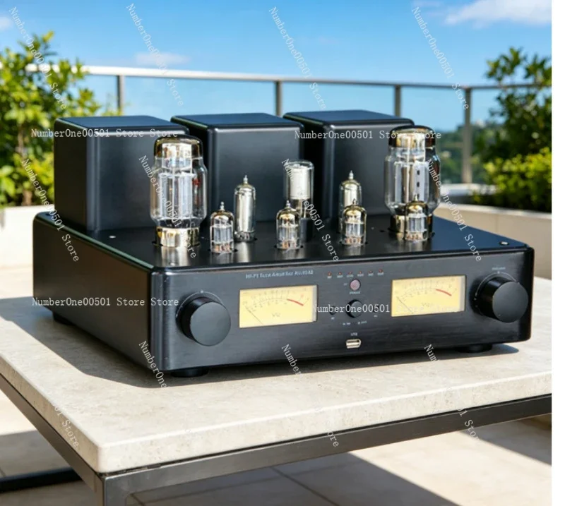 HiFi KT88 Vacuum Tube Amplifier Pure Tube Amp APTX Lossless Bluetooth USB Play Home Audio Receiver