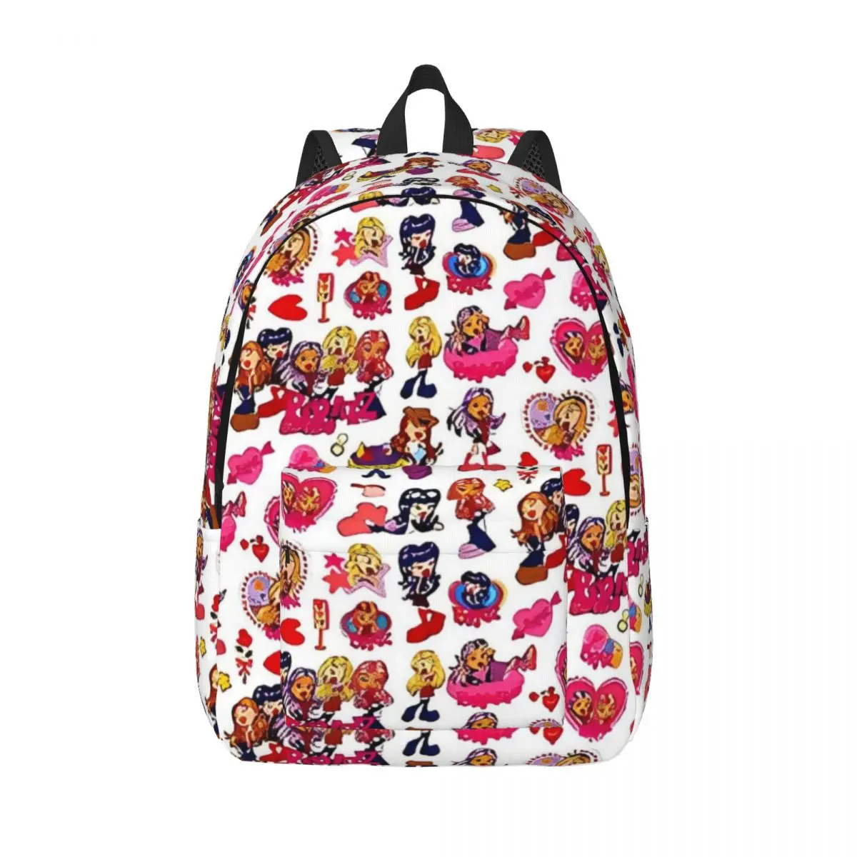 Mochila Bratz Meme para meninos e meninas, mochila escolar, mochila dos desenhos animados, jardim de infância, bolsa esportiva primária para crianças, estudante