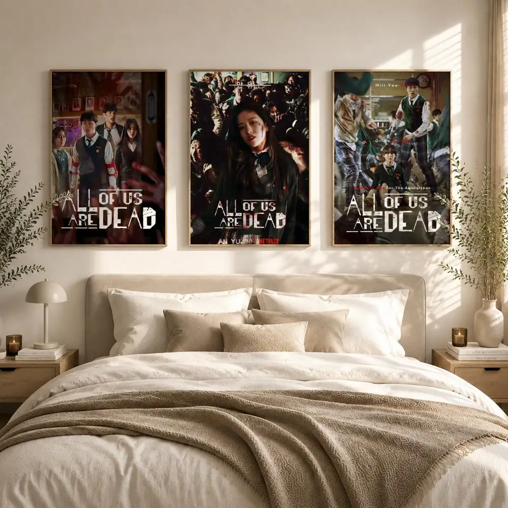 All of Us Are Dead Movie Poster HD art sticky wall waterproof home living room bedroom bar aesthetic decoration