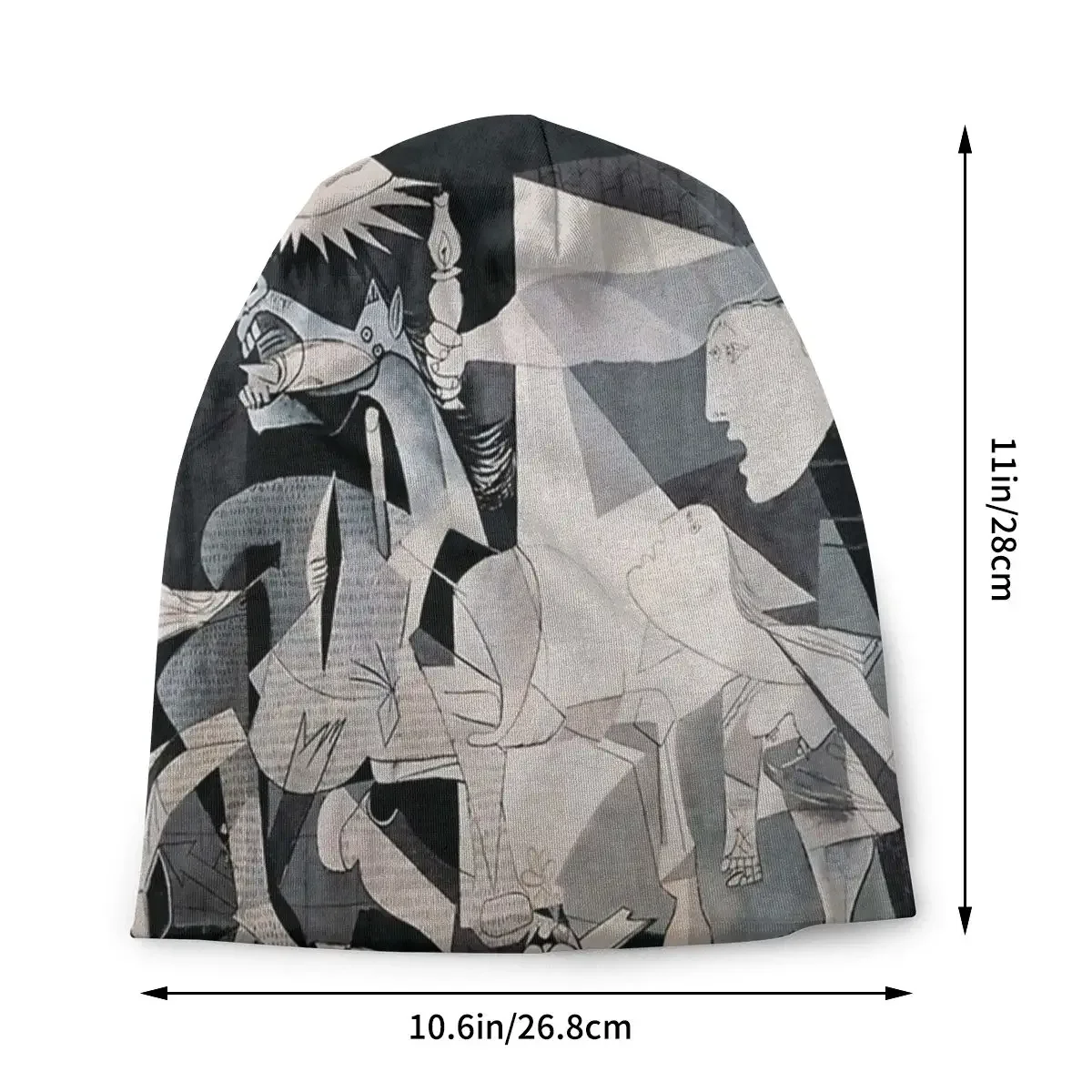 Pablo Picasso Guernica Bonnet Hat Fashion Street Skullies Beanies  for Men Women Knit  Spring Warm Head Wrap Unisex Cap