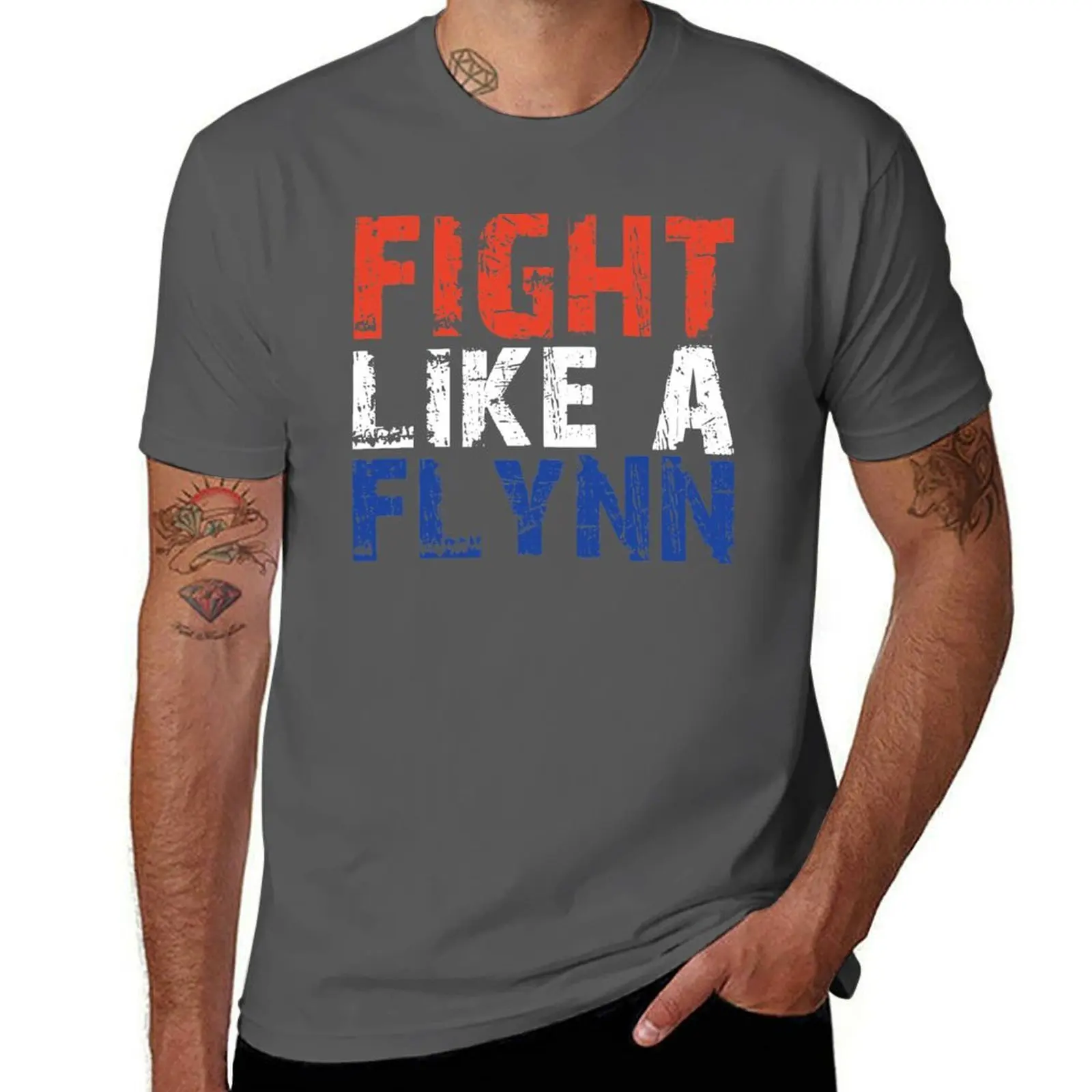 

Fight Like A Flynn! T-Shirt t shirt man plain t shirt man luxury T-Shirt