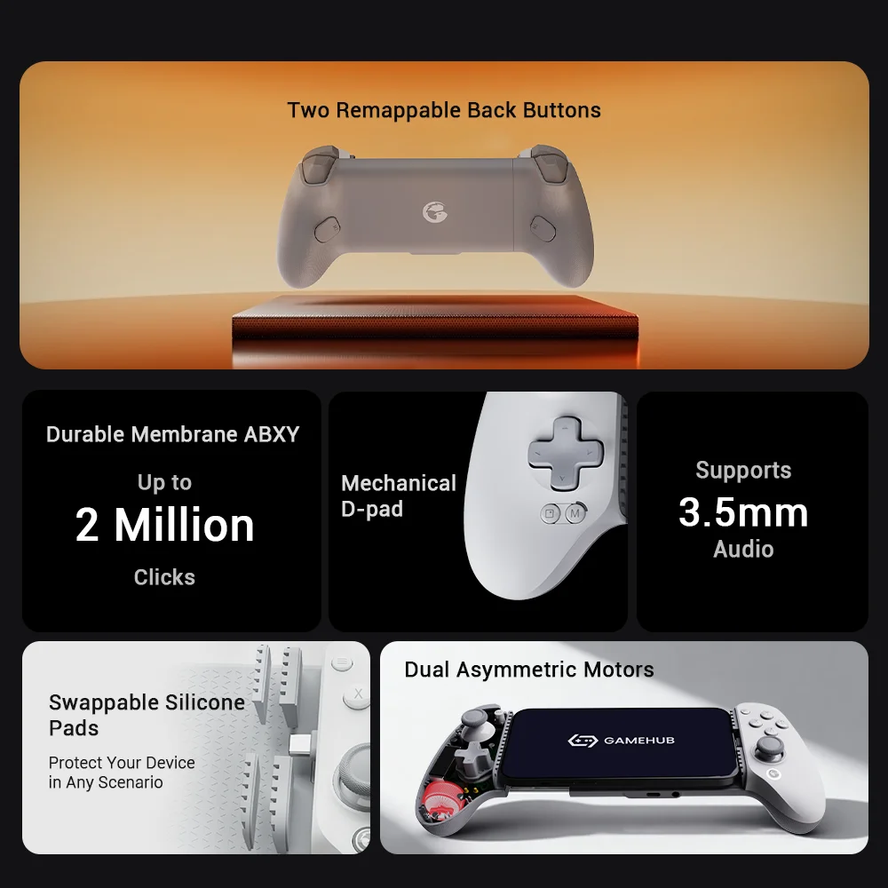 GameSir G8+ MFi有線モバイルゲームコントローラー（iPhone、iPad