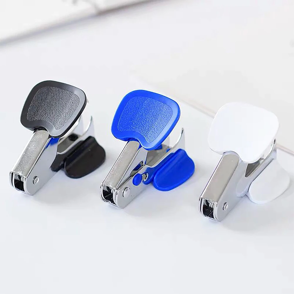 3pcs With Steel Jaw Safety Lock Wide Finger Grip School Office For Home Easy Use Staple Remover Lightweight Hand Tool Ergonomic