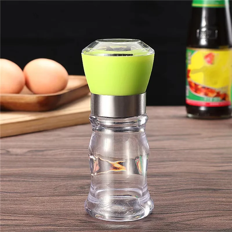 TKOH-Adjustable  Rotor Pepper Grinder - Refillable Manual Spice Mill Shaker, Essential Kitchen Tools For Seasoning
