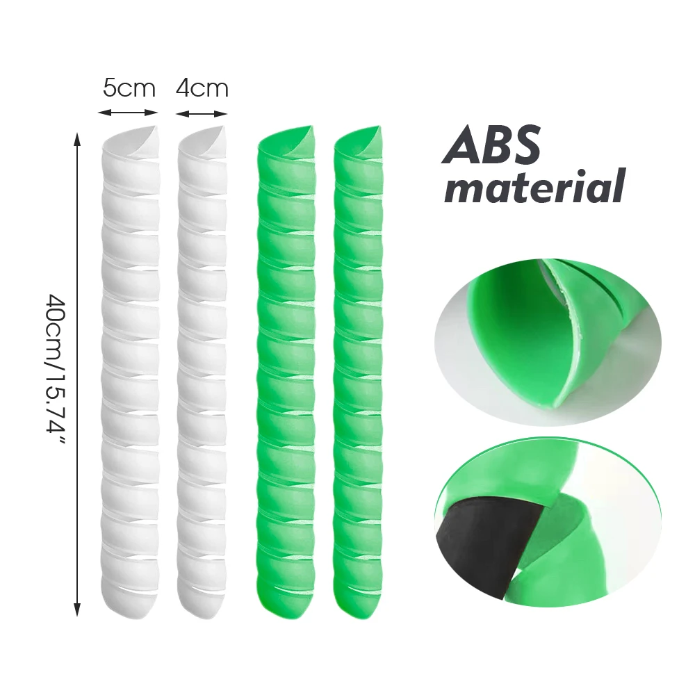 Garden Tree Plastic Protectors Wraps Reusable Moisture-proof Plants Protector Sleeve Saplings Spiral Tree Bark Protector Tube