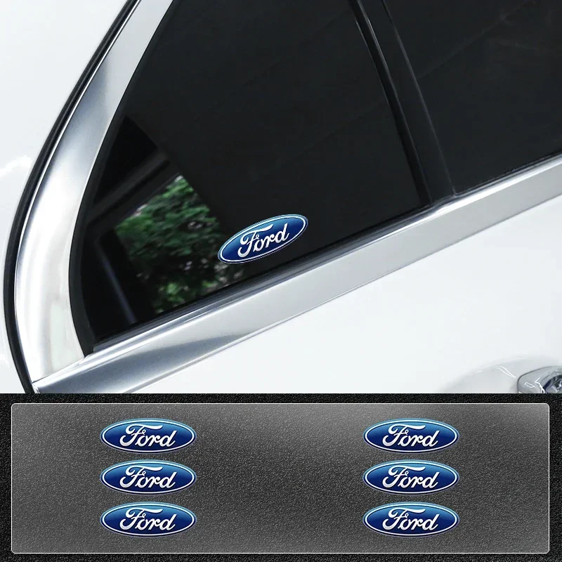 Car Styling Side Window Glass Stickers DIY For Ford Focus 2 MK2 3 4 MK3 MK4 ST Mondeo Festiva Fusion Suit Fiesta Mustang Ranger