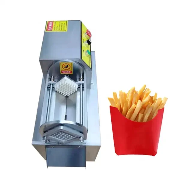 

Electric Potato Strips Cutter French Fries Machine Small Carrot Stick Cutting Machine