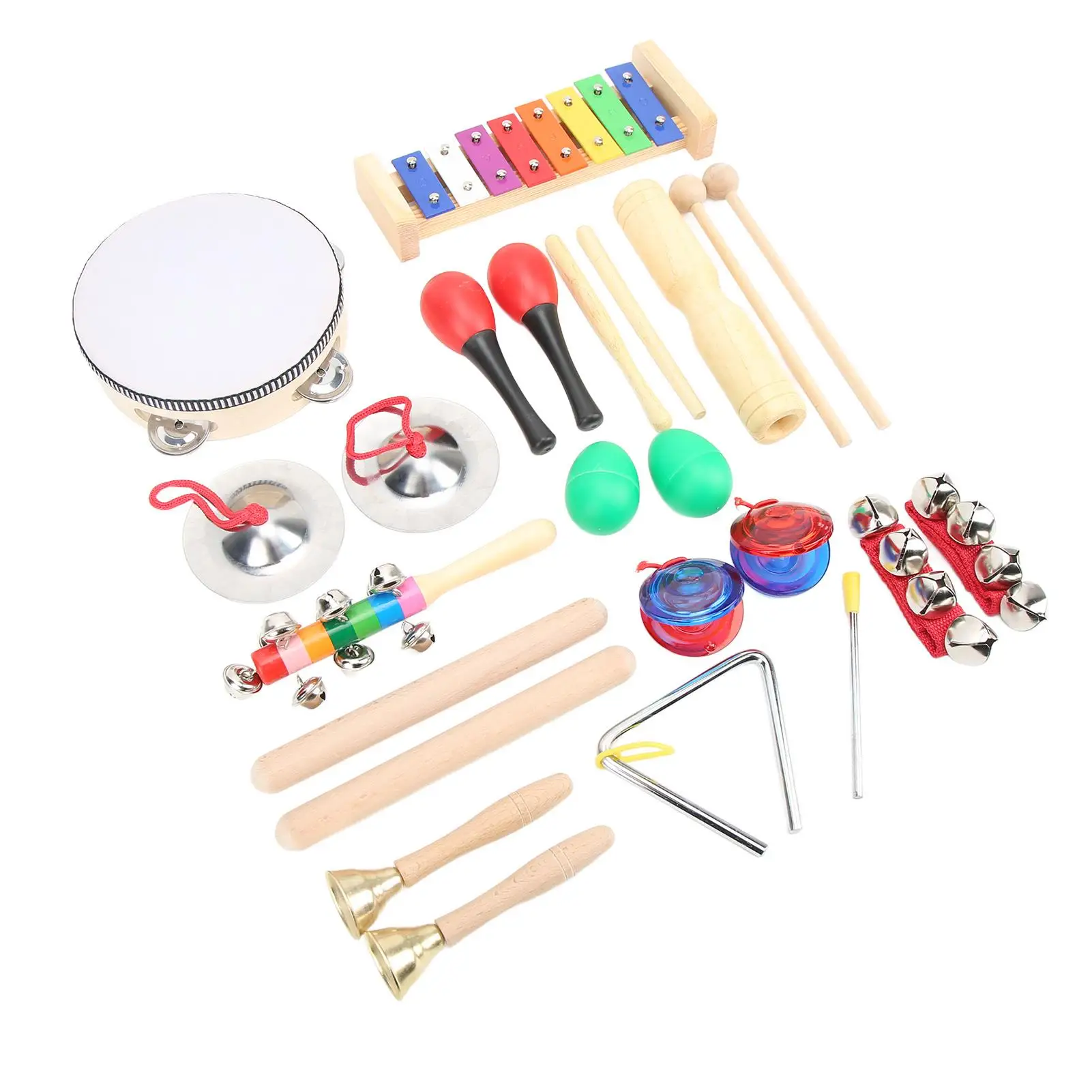 

Non-Toxic Wooden Percussion Instrument Set for Preschool Kids | Fun Orff Toys for home & for kindergarten