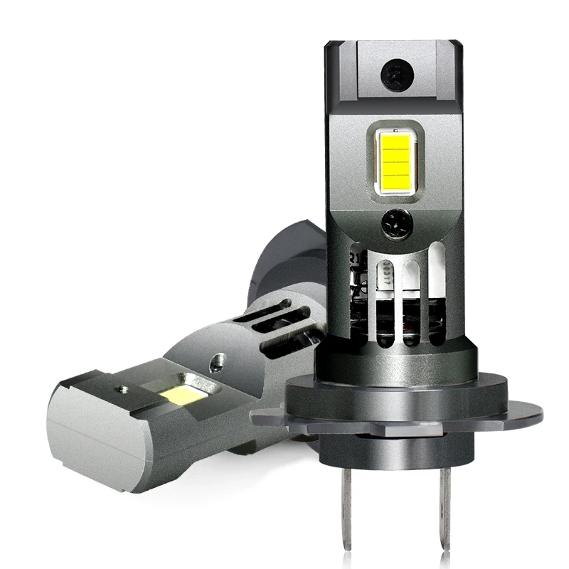 Auto-Diodenlampen, 12 V, leistungsstarke H7-LED-Scheinwerfer, 60 W/Paar, 60000 lm, 6000 K, kabellose direkter Ersatz, CSP für Autoscheinwerfer