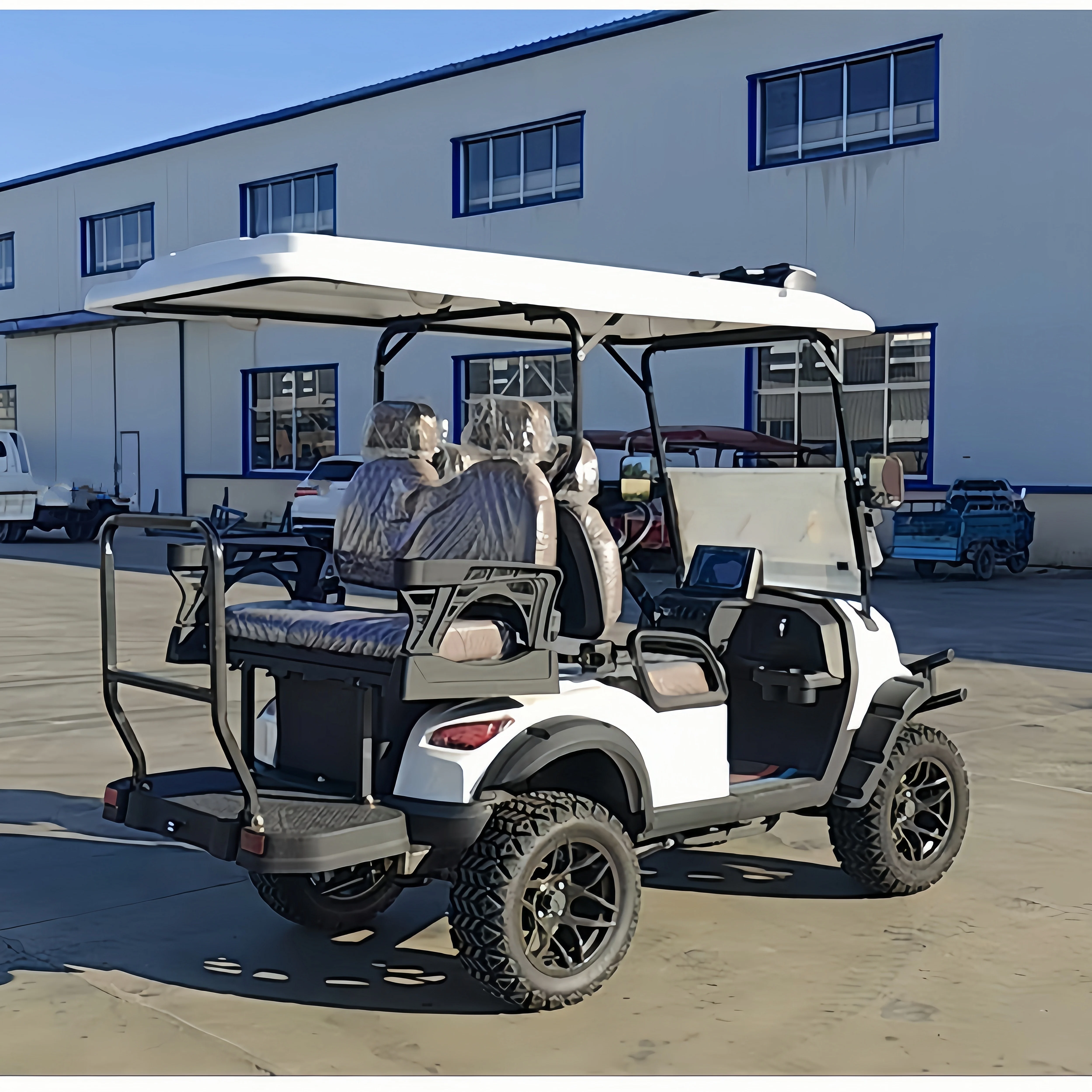 Carrito de Golf eléctrico todoterreno de alta calidad, carrito de 4 y 6 plazas, 48V, 2024