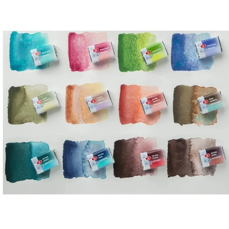 Peinture à l'aquarelle solide couleur Précipitation Nuits Blanches 2025 pour étudiants en art, bloc unique, complément de peinture à l'aquarelle pour croquis