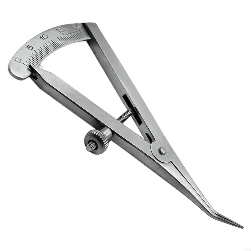 A3PA Dental Castroviejo Caliper Straight/Angled Stainless Steel Caliper Surgical Tool