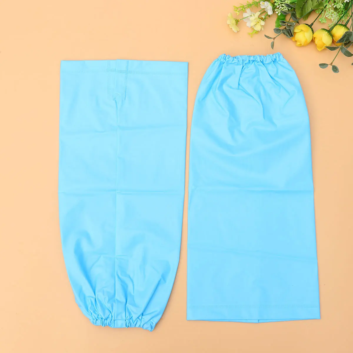 

Plastic Leg Cover Blue Waterproof for Kids Elastic Band Outdoor Use Hiking Drifting Clean Rooms Labs Leg Cover for Rain