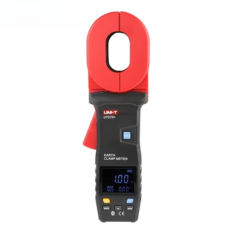 UT275 Plus Clamp Grounding Resistance Tester 1000Ω 20A Automatic Range LCD Backlight Resistance Limit Alarm for Testing