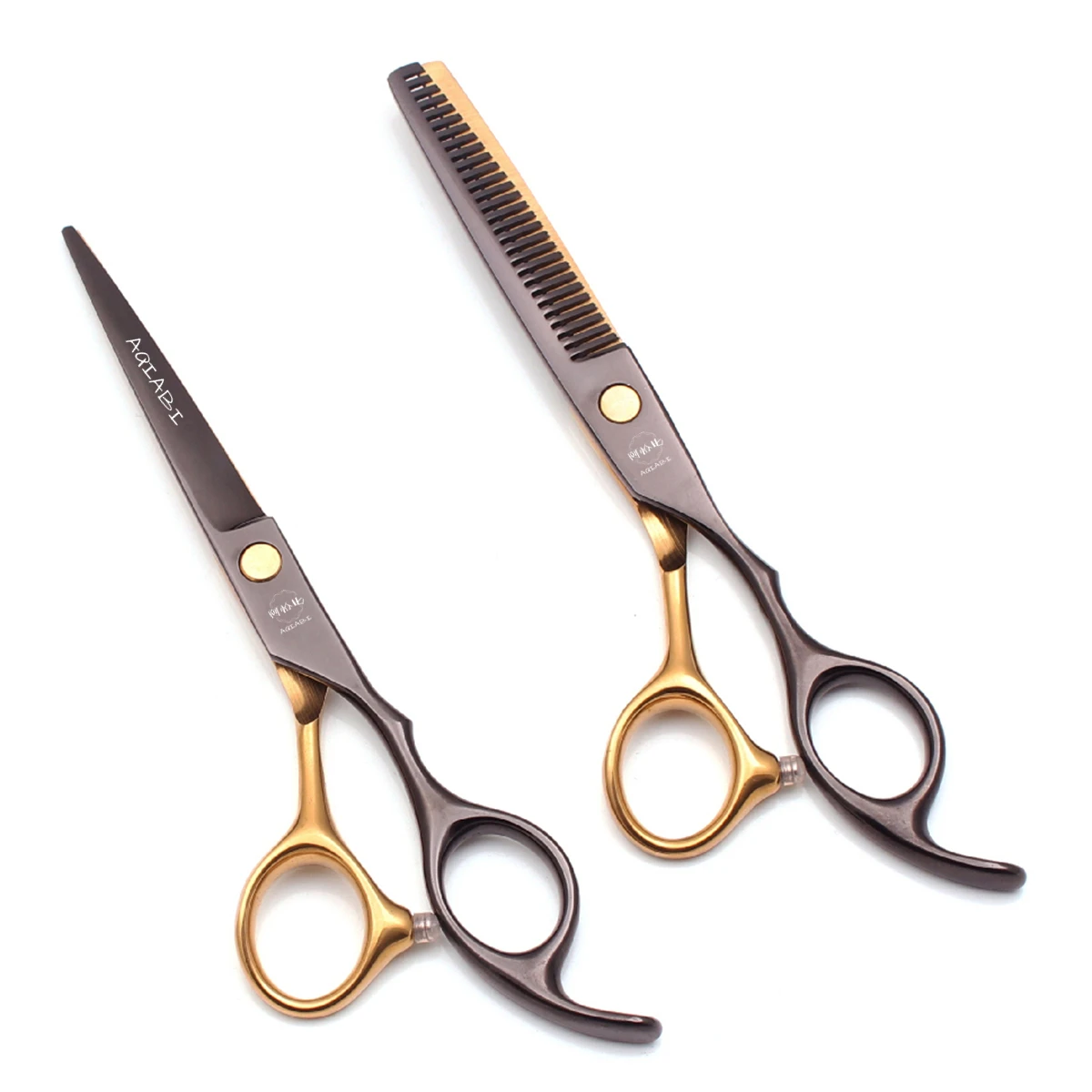 

Hairdressing Scissors 5.5" 6'' Japan Stainless Hair Scissors Gold Hair Cutting Shears Barber Shop Thinning Scissors C1001