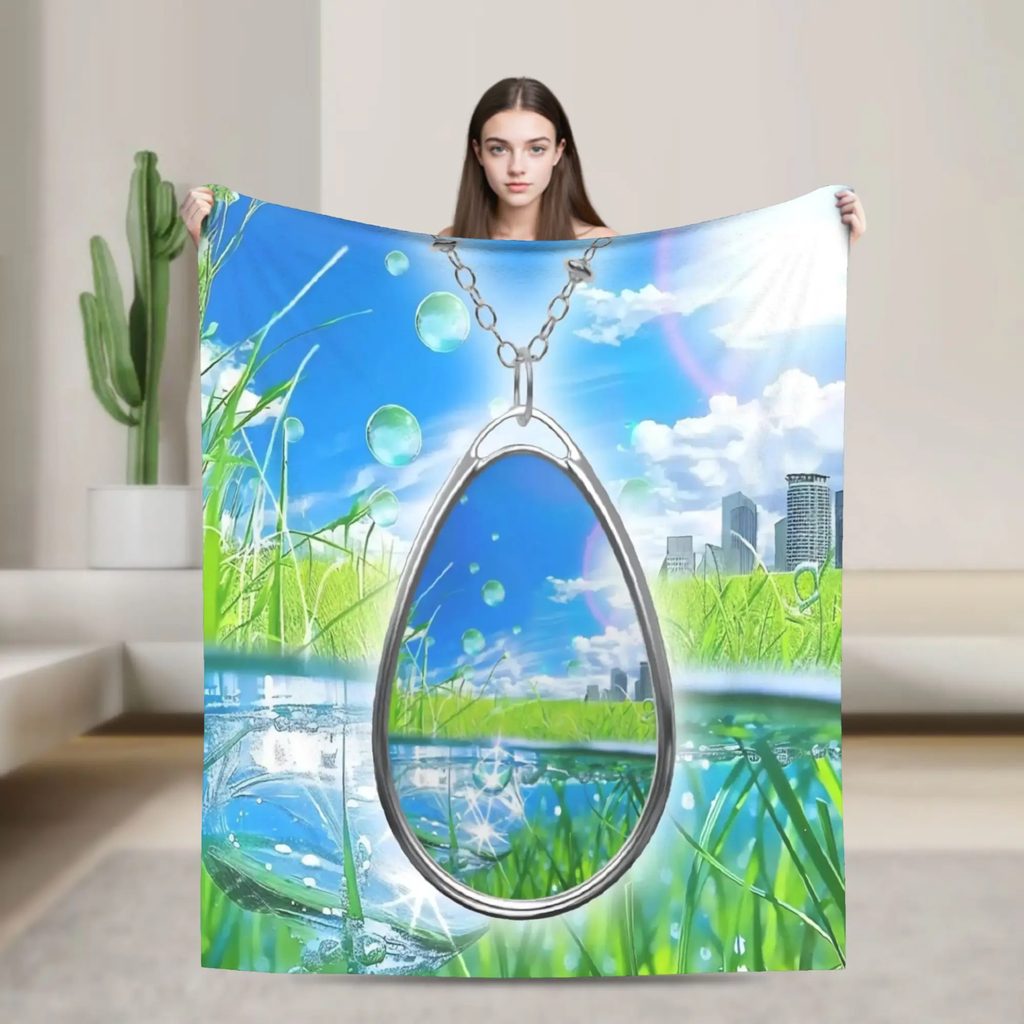 Electronic Y2K Frutiger Aero Flannel Blankets  Funny Throw Blanket for Home 200x150cm Rug Piece