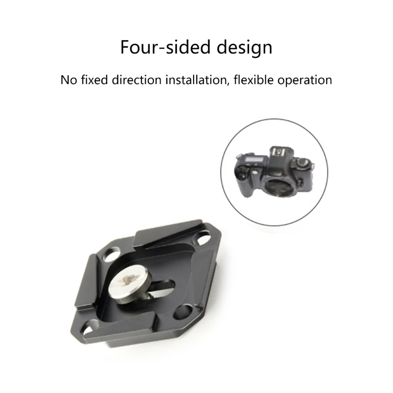 2pcs Quick Release Camera Plate 38mm Square Arca Type Mount for Shoulder Strap Drop Shipping